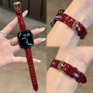 Beautiful Watch With Red Strap