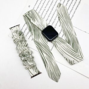 Silver Crystal Chain Smart Watch