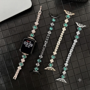 Crystal Charm Watch Bracelet